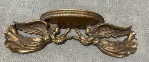 Aplique dorado pared adornado ángel vintage estante resina MCM - Imagen 1 de 15