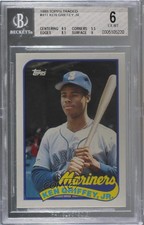 1989 Topps Traded Box Set Ken Griffey Jr #41T BGS 6 Rookie RC HOF