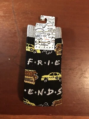 Friends Taxi & Couch Crew Socks New /W Tags 5-10 HYP - Image 1 of 4