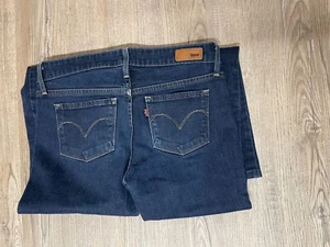 Levi's Strauss - Slight Curve - Skinny-Jeans - blau - Gr. 27/34 - Stretch - Bild 1 von 7