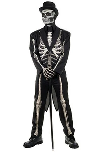 Tuxdeo Skeleton Bone Chillin Teen/Adult Costume - Picture 1 of 1