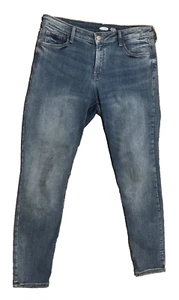 Old Navy Rockstar Super Skinny Mid-Rise Medium Wash Blue Jeans 36 In. Waist - Picture 1 of 6