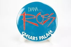 Vintage Caesars Palace Diana Ross 3 Zoll Pinback Knopf - Bild 1 von 3