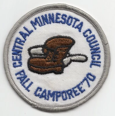Vintage 1970 Central Minnesota Council Fall Camporee Boy Scouts of America Patch - Image 1 of 2