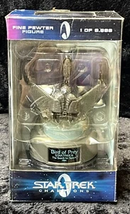 Figura de peltre Star Trek Champions 1998 Bird of Prey L.E. #03458 de 9.998 - Imagen 1 de 7