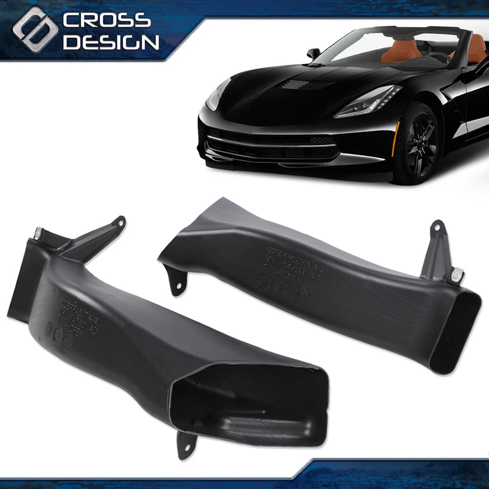 Kit de par de conductos de freno inferiores delanteros aptos para Chevrolet C7 Corvette Z06 GM 2014-2019 Foto 1 de 4