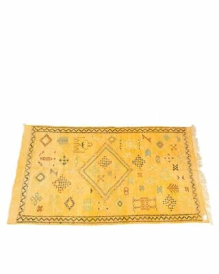 Kilim vintage - seda circa 1970 33 x 56 pulgadas  Foto 1 de 3