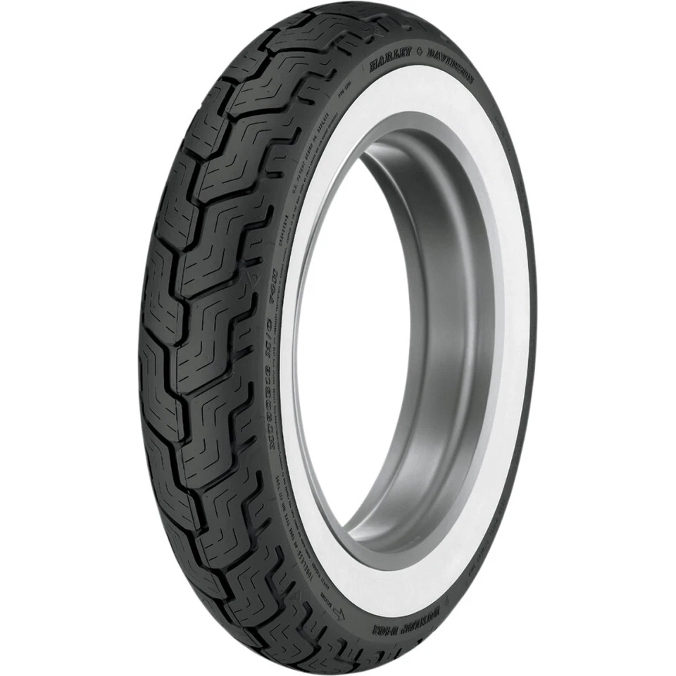 Neumático trasero Dunlop D402 Bias Whitewall MU85B16 (V-Twin/Cruiser) 45006074 Foto 1 de 1