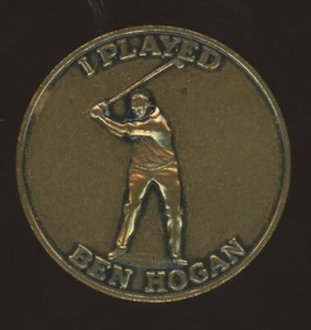 Ben Hogan Boy Scout Medal "I Played Ben Hogan" - Excellent Cond. - 1 1/2" dia. - Picture 1 of 2