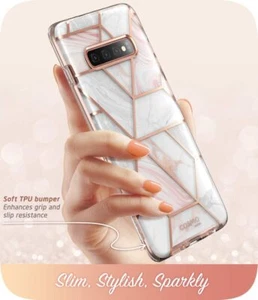 For SamsungGalaxy S10/S10 Plus, i-Blason Cosmo Stylish Glitter Bumper Case Cover - Picture 1 of 20