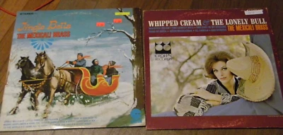 2 The Mexicali Brass LP LOT , Whipped Cream & The Lonely Bull, JINGLE BELLS - Image 1 of 3