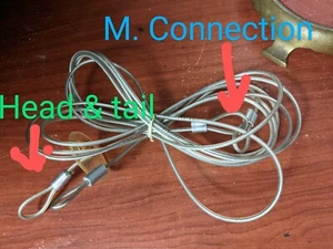 Anti Theft Flexible rope steel wire rope soft cable clothes line / bike / store - Picture 1 of 4