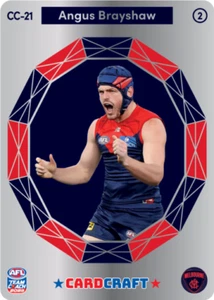 2023 Teamcoach AFL Card Craft CC-21-2 Angus Brayshaw Melbourne sin usar - Imagen 1 de 2