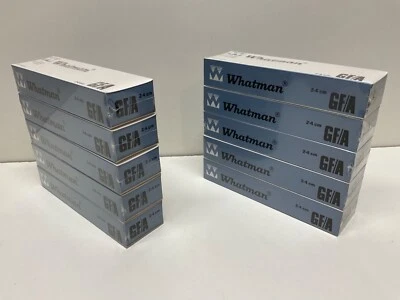 Filtros de microfibra de vidrio Whatman GF/A 2-4 cm 100 círculos investigación científica (10) Foto 1 de 4