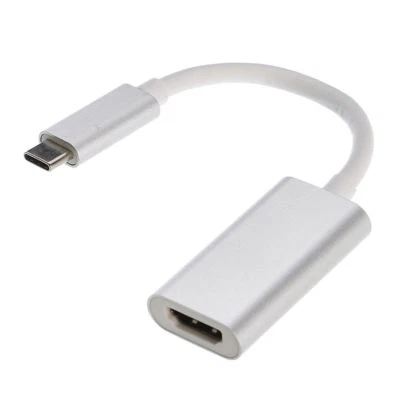  4K HD USB 3.1 USB-C Type C to HDMI HDTV Adapter Cable Converter Aluminium Alloy - Image 1 of 4