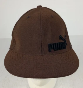 Puma Baseball Cap Hat Fitted 7 1/4th - 7 5/8ths Brown Men's - Picture 1 of 6