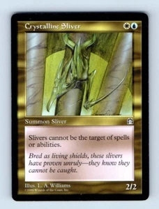 1998 Stronghold Crystalline Sliver #2 MTG / Magic the Gathering #127 - Picture 1 of 2