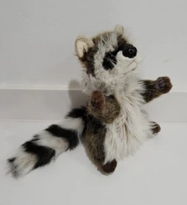 Raccoon Puppet Full Body Doll Hansa Real Looking Plush Animal Learning Toy - Picture 1 of 12