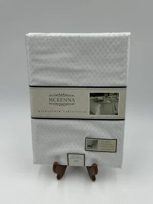 Toalha de mesa McKenna quadrada microfibra 52 pol X 52 pol quadrada à prova de derramamento nova - Imagem 1 de 4