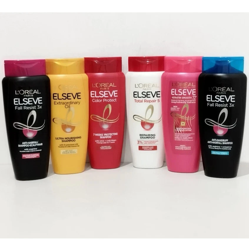 L'OREAL PARIS ELSEVE SHAMPOO NEW PACKING 280ML Free shipping world wide - Image 1 of 1