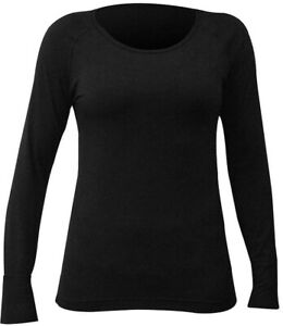 Hot Chillys Scoopneck Baselayer Top - Black, Small, New with Tags