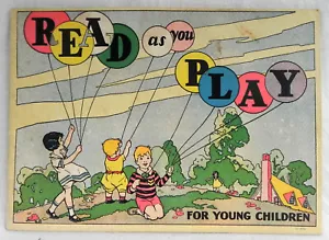 "Read as you play - Für kleine Kinder"" 1932 Aktivitätsbuch, Softcover, 32 Seiten, W" - Bild 1 von 14
