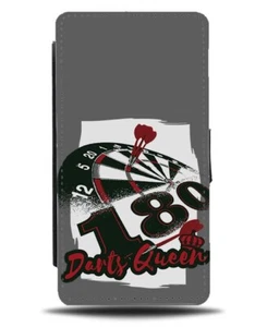 Girls Darts Flip Wallet Case Players Girl Womens Female Dart Queen Girl J179 - Picture 1 of 3