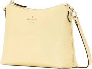 Kate Spade Bailey Pebble Leather Crossbody Bag Butter K4651 - Picture 1 of 4