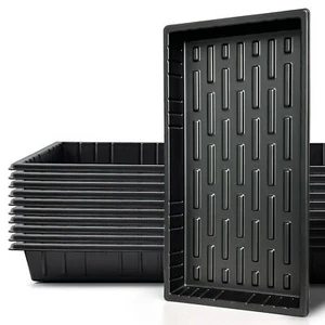 10 Pack 1020 Plant Growing Trays Seed Starter Flat Seedling Tray without Holes - Picture 1 of 9