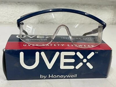LOT OF 10 Honeywell Safety Glasses, Clear/Blue, Antifog, Uvex Series S1299C  - Image 1 of 4