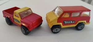 Vintage 1978 Tonka Van and Pickup Truck Toy Vehicle Lot Made In USA - Bild 1 von 9