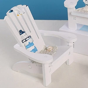 Strandkorb Dekoration Mini-Strandkorb-Modell Miniatur-Puppenstuhl Baby - Bild 1 von 12