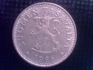FINLAND   20 PENNIA   1966   APR13F - Picture 1 of 2
