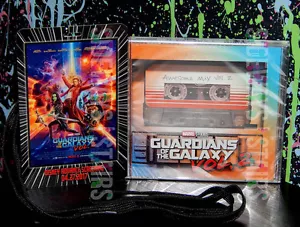 GUARDIANS OF THE GALAXY VOL. 2 PROMO CD & ADVANCE SCREENING LANYARD disney rare - Picture 1 of 7