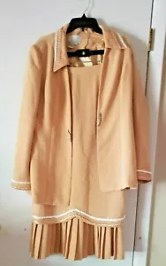 Mimi 3pc set Mother of the Bride Dress Size 12 yellow Golden Color long sleeve - Picture 1 of 12