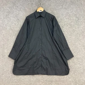 Scanlan Theodore Womens Shirt Dress Size 8 Black Smock Long Sleeve Cotton 42235 - Picture 1 of 9