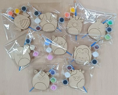 RICHARDS CRAFTS Juegos de pintura para niños Squish/Squishmallow pinta tus propios favoritos de fiesta