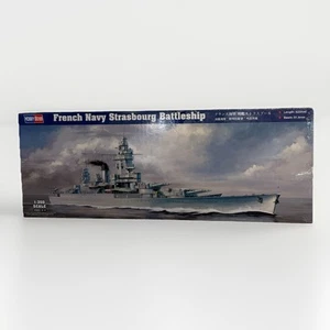 Hobby Boss French Navy Strasbourg Battleship 1:350 Scale 24” Finished Sealed - Picture 1 of 11