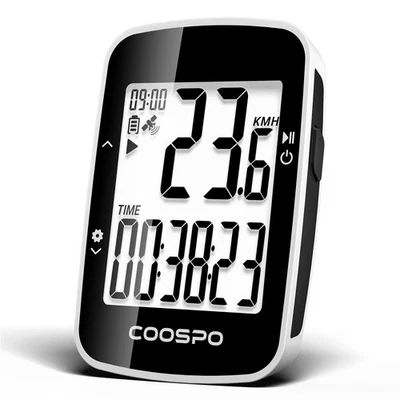 COOSPO Ciclocomputer GPS Senza Fili Contachilometri Bici Wireless Bluetooth con  - Immagine 1 di 4