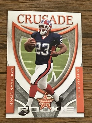 Bills 2007 Leaf Rookies & Stars Marshawn Lynch Crusade RC #/1000 - ¡Buen estado! Foto 1 de 4