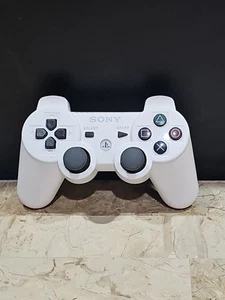 Sony Playstation 3 PS3 Dual Shock White Wireless Controller Looks New - Picture 1 of 5