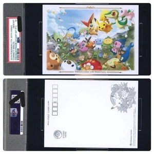 PSA10 POKEMON CENTER CONNECT SMILES 20TH ANNIVERSARY PREMIUM FRAME POSTCARD 2019 - Picture 1 of 3