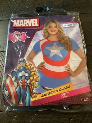 Marvel american dream shirt adult L/XL halloween costume - Изображение 1 из 4