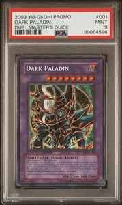 2003 YU-GI-OH! PROMO #001 DARK PALADIN DUEL MASTER'S GUIDE Limited Edition PSA 9 - Picture 1 of 2