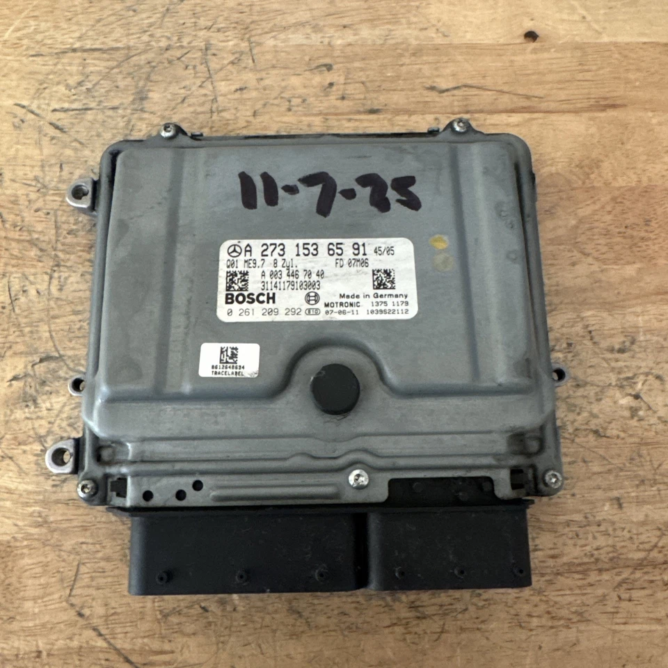 Mercedes-Benz S550 2008 unidad de control del motor 5,5 L ecu A2731536591✅ Foto 1 de 3