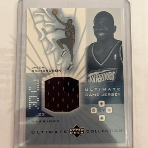 Camiseta deportiva 2001-02 Upper Deck Ultimate Game Jason Richardson #JR/250 (MEM, novato - Imagen 1 de 2