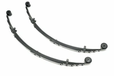 Rough Country Rear Leaf Springs 4" Lift Pair for Jeep Cherokee XJ 4wd 1984-2001 - Image 1 of 4
