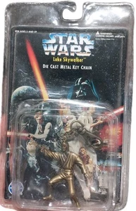 Star Wars Key Chain Luke Skywalker Die-cast Metal 1996 VTG PLACO NEW SEALED✅️ - Picture 1 of 4