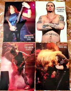 METALLICA+PANTERA+MORBID ANGEL+SLAYER+DEATH POSTER SPECIAL - Imagen 1 de 2