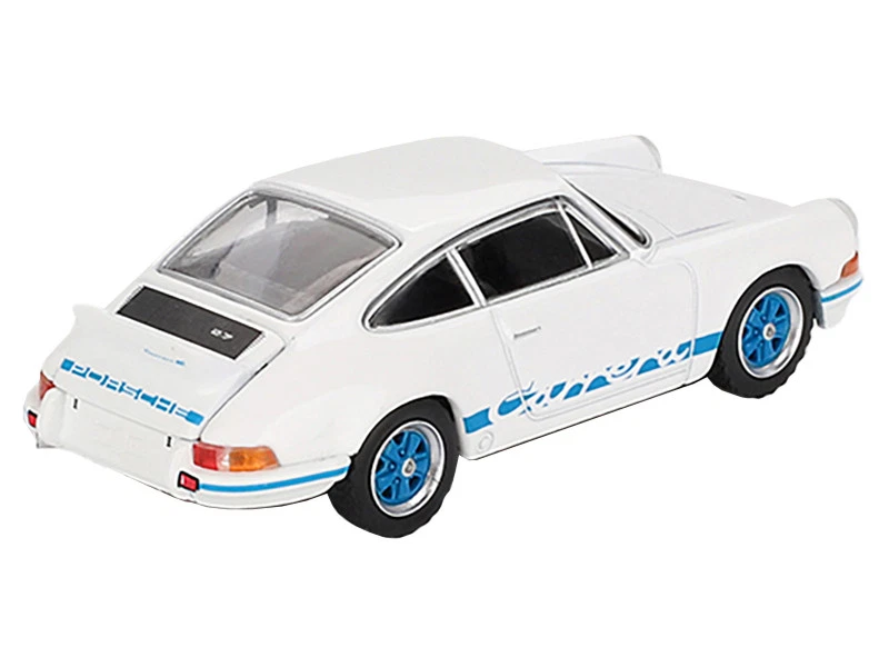 Mini GT Porsche 911 Carrera RS 2.7 Grand Prix white with blue livery